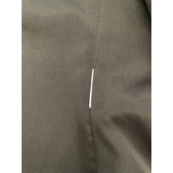 Max Mara Blazer Jacket Black White Mesh One Button Collarless Long Sleev… - Picture 6 of 7